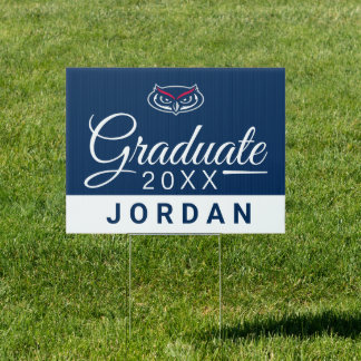 Florida Atlantic Graduation Sign