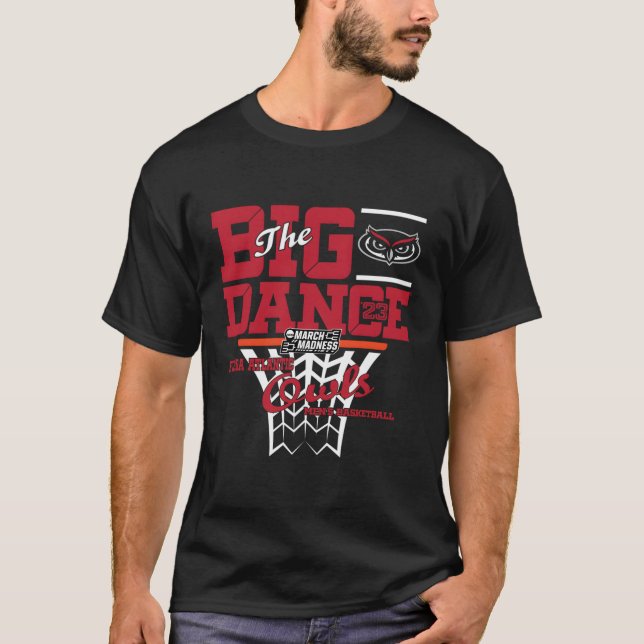 Florida Atlantic Owls March Madness 2023 Basketbal T-Shirt (Front)