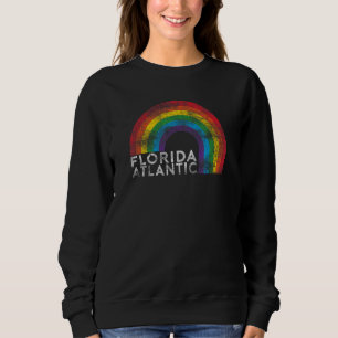 Florida Atlantic Owls Pride Rainbow Vintage Sweatshirt