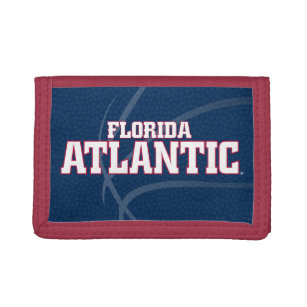 Florida Atlantic University Basketball Trifold Wallet