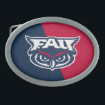 Florida Atlantic University Color Block Distressed Belt Buckle<br><div class="desc">Check out these Floriday Atlantic designs! Show off your Owlsley pride with these new University products. These make the perfect gifts for the FAU Owls student, alumni, family, friend or fan in your life. All of these Zazzle products are customizable with your name, class year, or club. Go Floriday Atlantic!...</div>