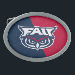Florida Atlantic University Color Block Distressed Belt Buckle<br><div class="desc">Check out these Floriday Atlantic designs! Show off your Owlsley pride with these new University products. These make the perfect gifts for the FAU Owls student, alumni, family, friend or fan in your life. All of these Zazzle products are customizable with your name, class year, or club. Go Floriday Atlantic!...</div>