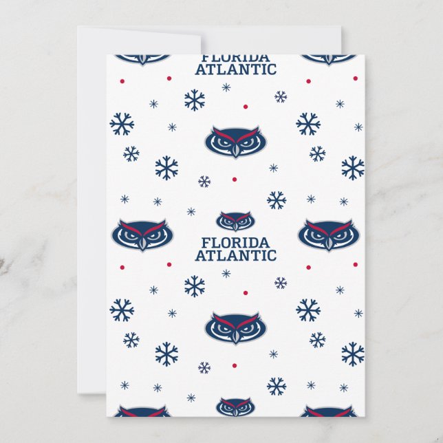 Florida Atlantic University Holiday Pattern (Front)