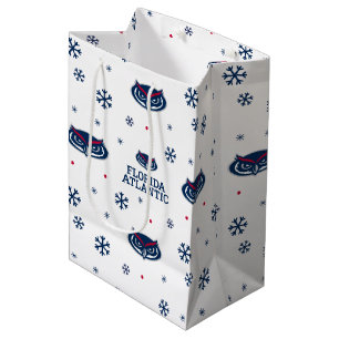 Florida Atlantic University Holiday Pattern Medium Gift Bag