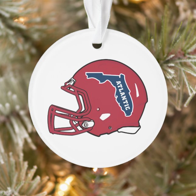 Florida Atlantic University Holiday Pattern Ornament (Tree)