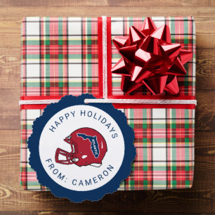 Florida Atlantic University Holiday Pattern Ornament Card