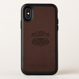 Florida Atlantic University Leather OtterBox Symmetry iPhone X Case