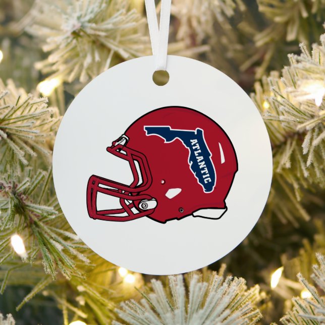 Florida Atlantic University Metal Ornament (Insitu)