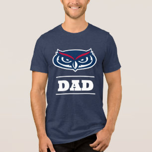 Florida Atlantic University Owls Dad Tri-Blend Shirt