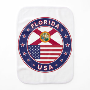 Florida Baby Burp Cloth