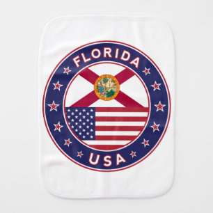 Florida Baby Burp Cloth