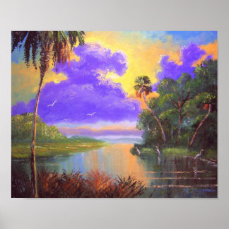 Florida Backwoods River Poster