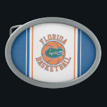 Florida Basketball | Gator Head Belt Buckle<br><div class="desc">Check out this custom Florida Basketball icon with the Gator Head icon. Zazzle offers the most exciting and unique gear for the ultimate Florida Gator fan! All of our products are officially licensed and customizable, which makes them perfect for students, alumni, family, fans, and faculty. Whether you are gearing up...</div>