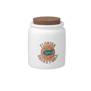 Florida Basketball Gator Head Candy Jar