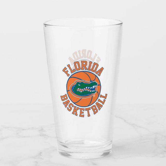 Florida Basketball | Gator Head Glass (Front)