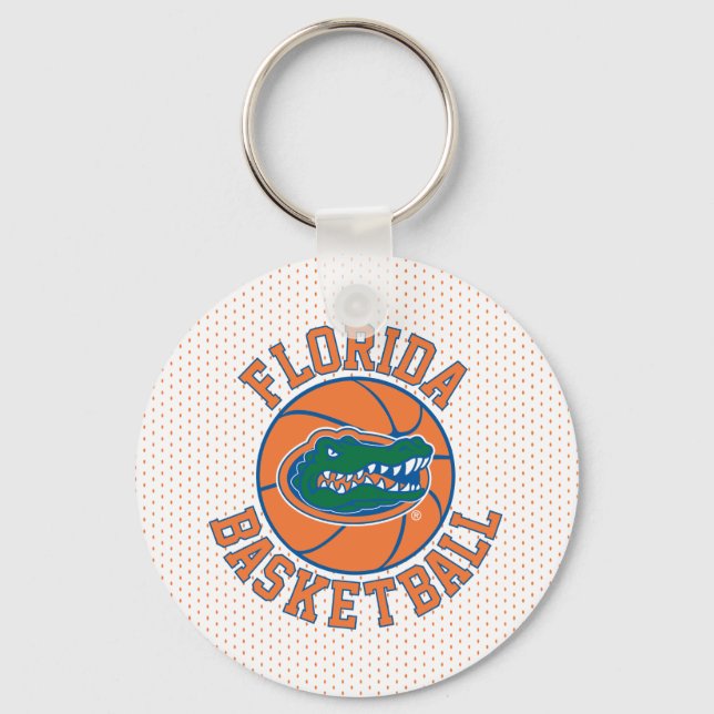 Florida Basketball | Gator Head Keychain (Front)