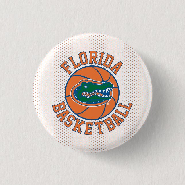 Florida Basketball | Gator Head Pinback Button (Front)