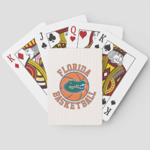 Florida Basketball Gator Head Poker Cards