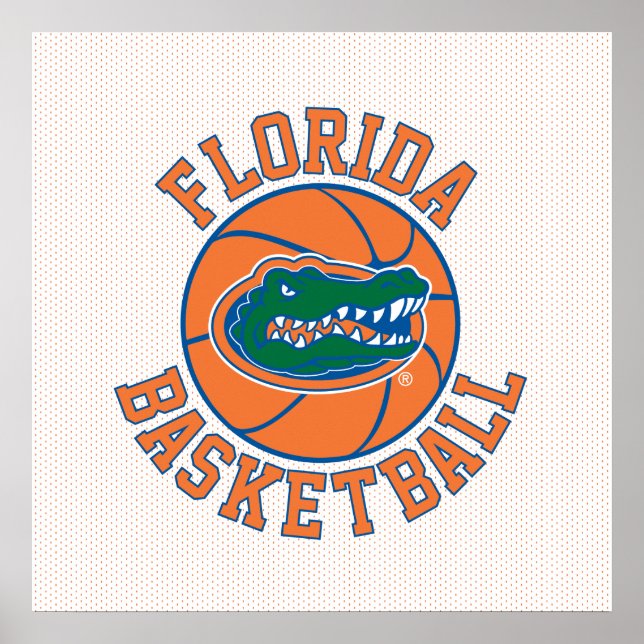 Florida Basketball | Gator Head Poster (Front)