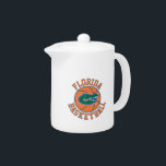 Florida Basketball | Gator Head Teapot<br><div class="desc">Check out this custom Florida Basketball icon with the Gator Head icon. Zazzle offers the most exciting and unique gear for the ultimate Florida Gator fan! All of our products are officially licensed and customizable, which makes them perfect for students, alumni, family, fans, and faculty. Whether you are gearing up...</div>