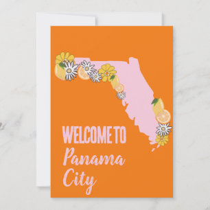 Florida Beach Bachelorette Party Itinerary Invitation