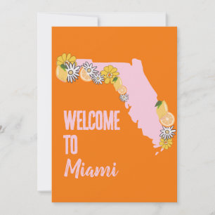 Florida Beach Bachelorette Party Weekend Itinerary Invitation