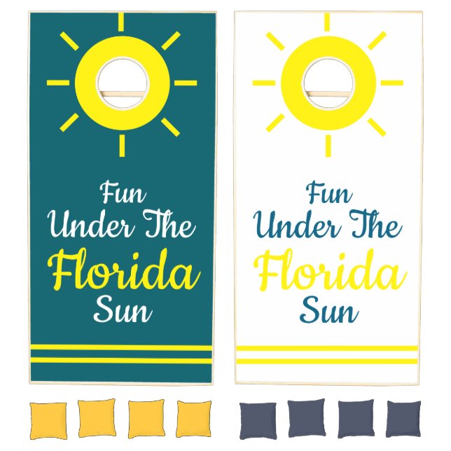 Florida Beach Cornhole Set (Set)