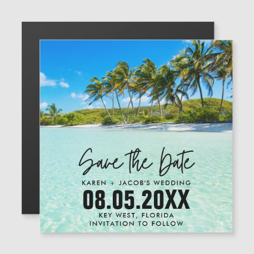 Florida Beach Destination Wedding Save the Date