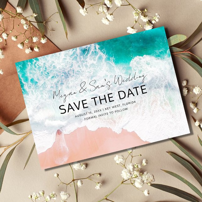 Florida Beach Destination Wedding Save the Date (Creator Uploaded)