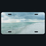 Florida Beach License Plate<br><div class="desc">A panoramic photograph of one of Florida's beautiful beaches! It is available on a variety of products including coffee mugs, pins, postcards, and more! It can be customized or personalized!</div>