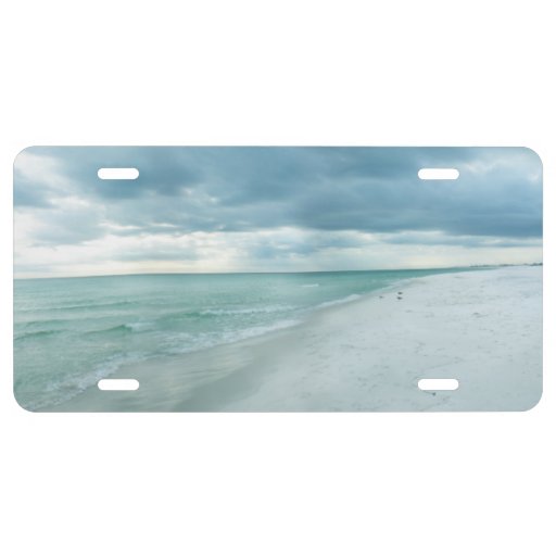 Florida Beach License Plate | Zazzle