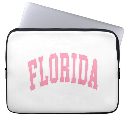 Florida Beach Pink Laptop Sleeve