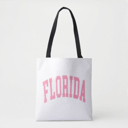Florida Beach Pink Tote Bag