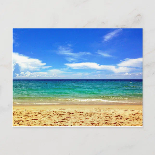 Florida Beach Postcard | Zazzle