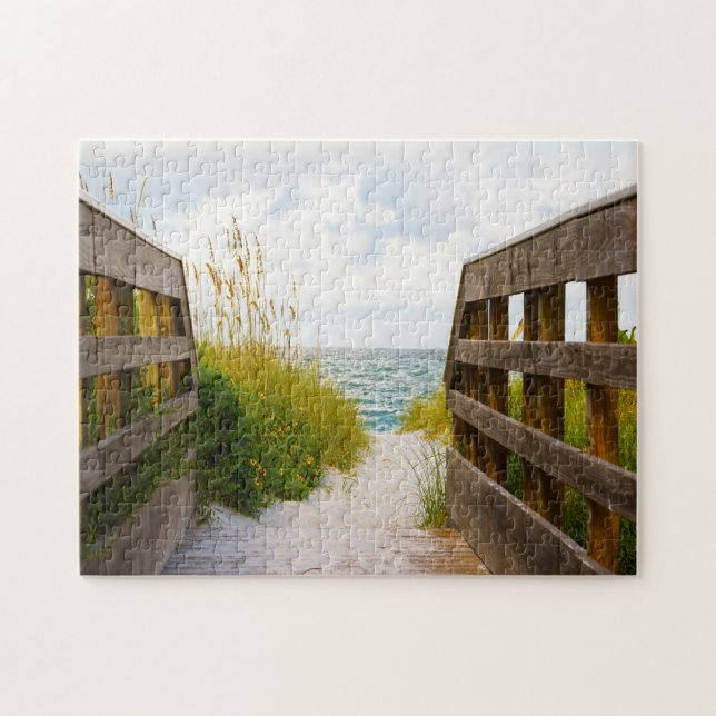 Florida Beach Scene Jigsaw Puzzle (Horizontal)
