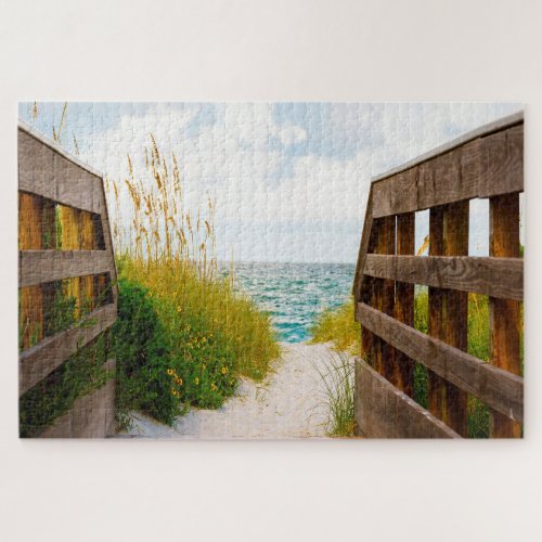 Florida Beach Scene Jigsaw Puzzle