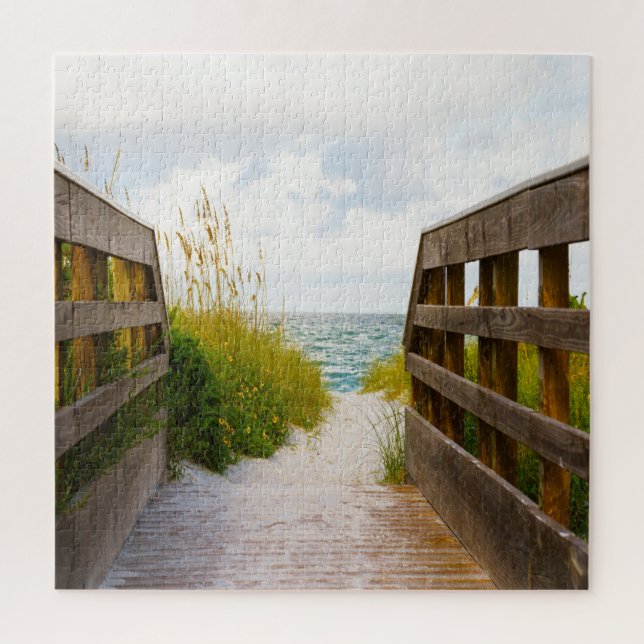 Florida Beach Scene Jigsaw Puzzle (Vertical)