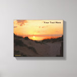 Florida Beach Sunset Canvas Print