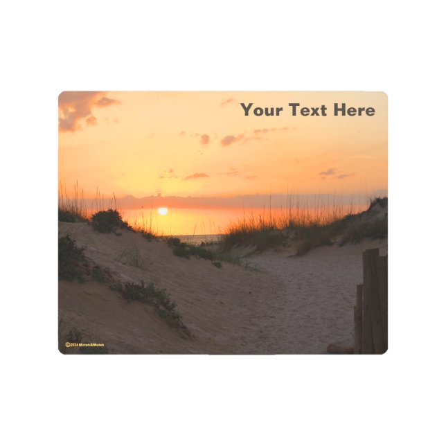 Florida Beach Sunset Metal Print (Front)