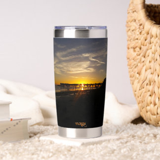 Florida Beach Sunset Natural Photography Insulated Tumbler