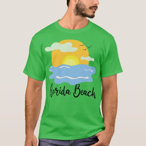 Florida Beach Sunset T_Shirt
