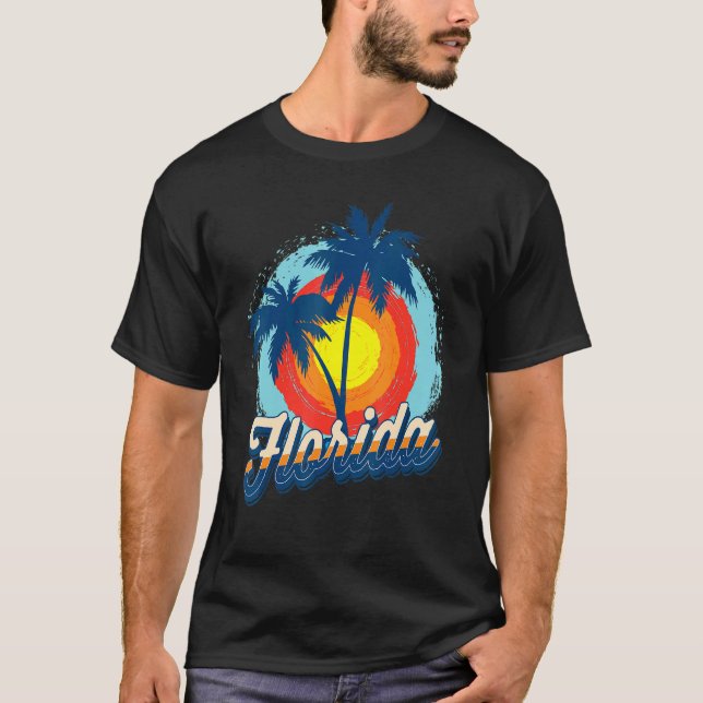 Florida Beach Vacation Florida The Sunshine State  T-Shirt (Front)