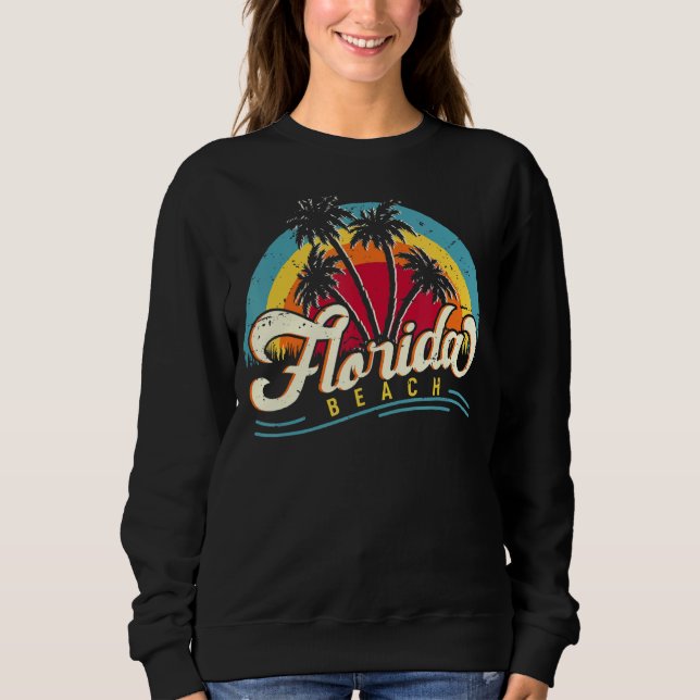 Florida Beach Vacation Souvenir Sweatshirt (Front)