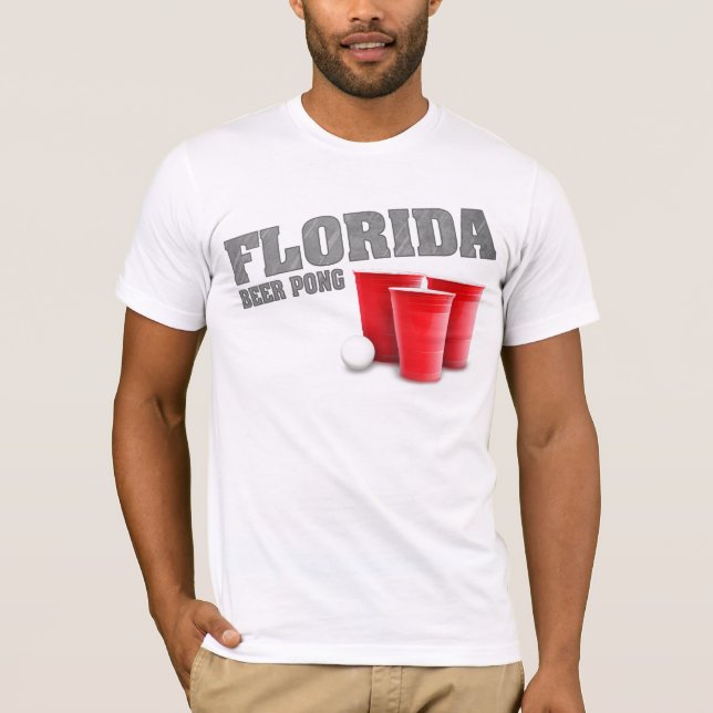 Florida Beer Pong T-Shirt (Front)
