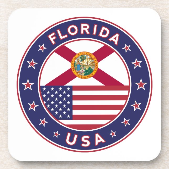 Florida Beverage Coaster (Front)