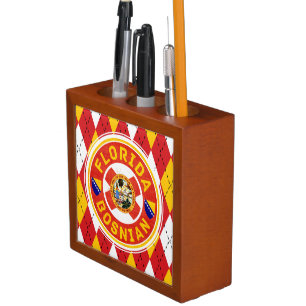 Florida Bosnian American Desk Tidy Organizer