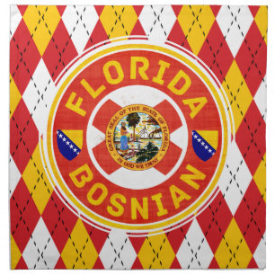 Florida Bosnian American Napkins