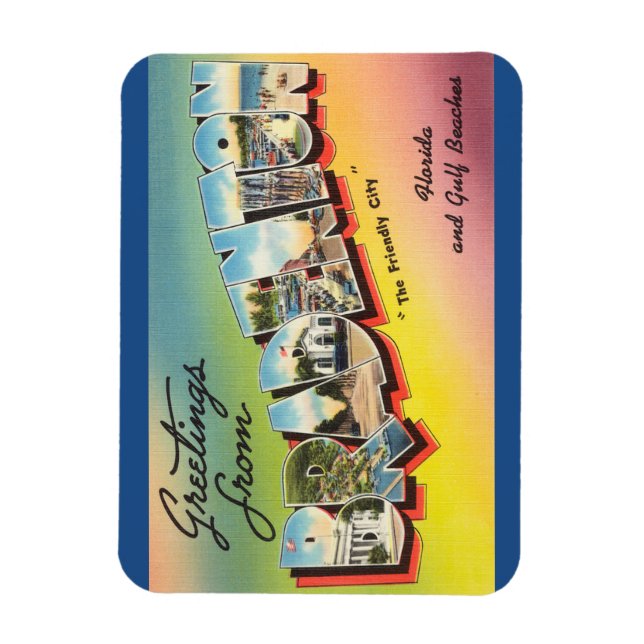 Florida, Bradenton Magnet (Vertical)