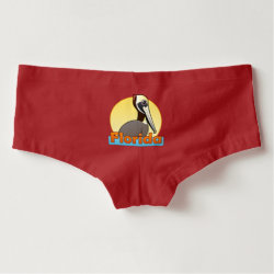 Florida Brown Pelican Women's American Apparel Boyshorts Underwear