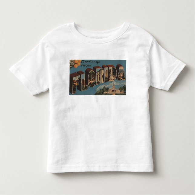 Florida (Capital Building) - Large Letter Toddler T-shirt (Front)